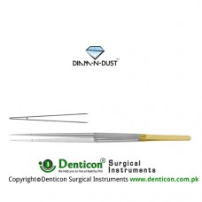 Diam-n-Dust™ Micro Suturing Forcep Straight Stainless Steel, 18.5 cm - 7 1/4"